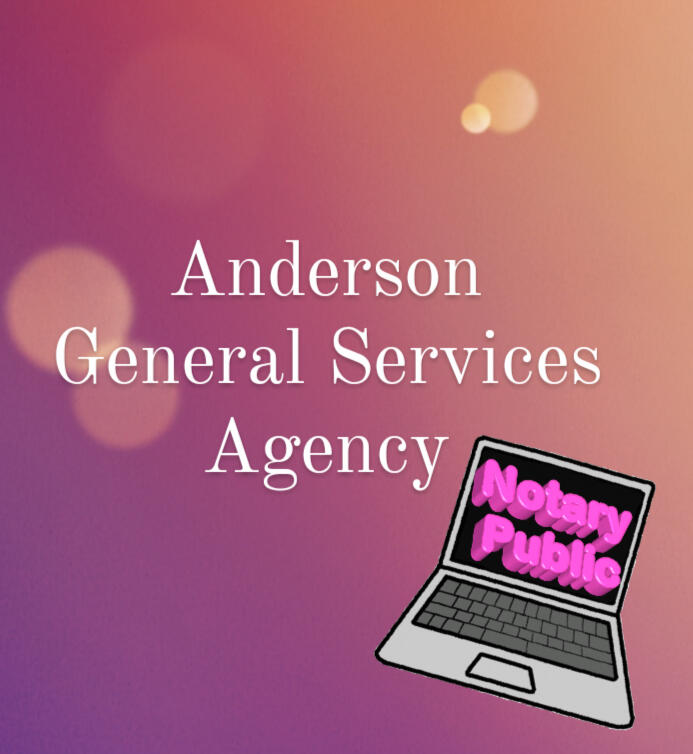 Anderson General Services Agency Notary Public