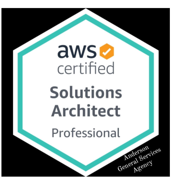Amazon Web Services Certificate Anderson General Services Agency
